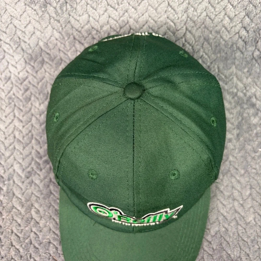 O'Reilly Auto Parts Hat Green Embroidered Adjustable Baseball Cap 1317